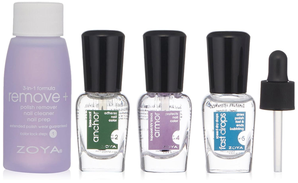 Zoya Mini Nail Polish Kit - Vibrant Colors for Perfect Manicure | 4-Piece Set