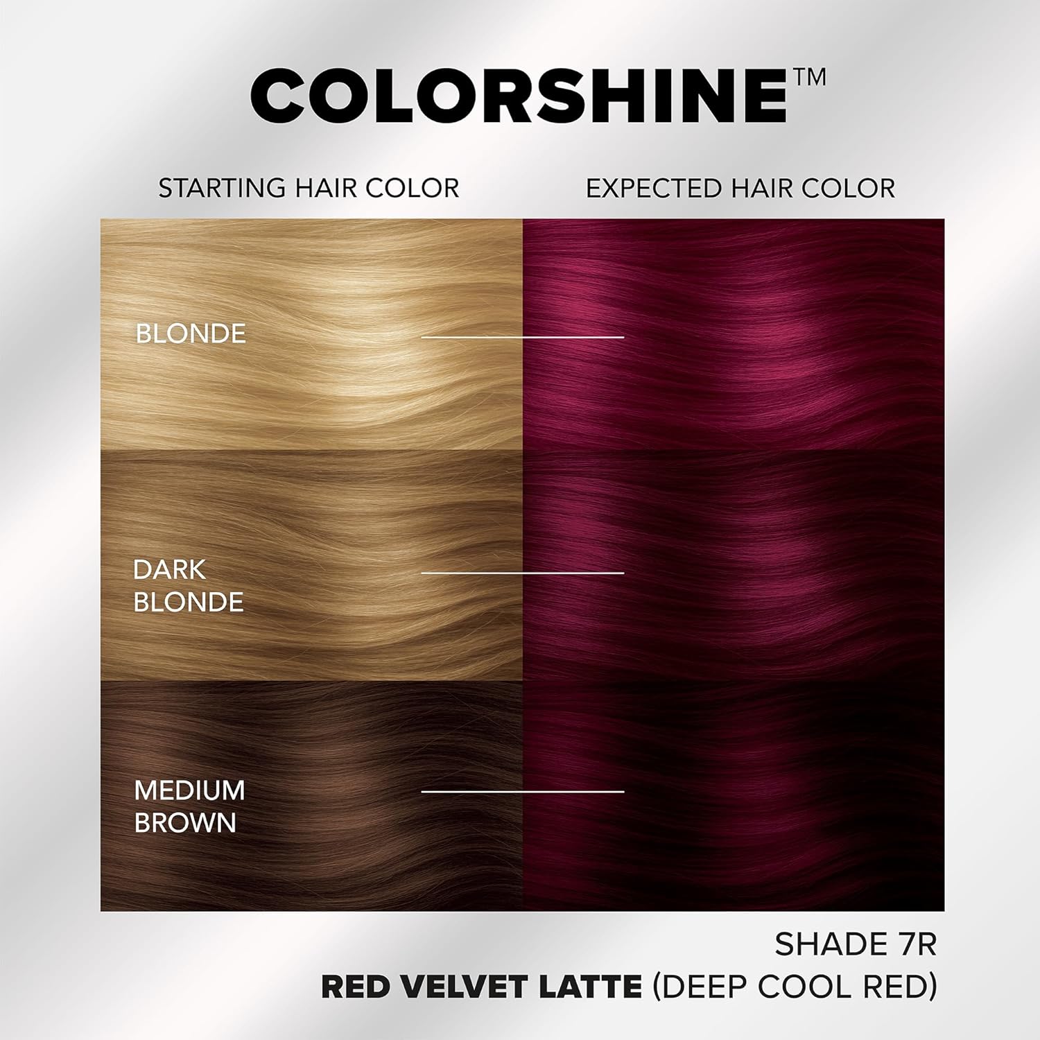 Splat ColorShine Demi-Permanent Hair Color - Vibrant Red Velvet Latte Shade, Long-Lasting Formula