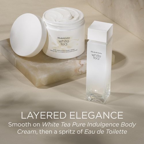 Elizabeth Arden White Tea Body Cream - Moisturizing Day & Night Lotion for Dry Skin, 13.54 oz
