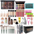 All in One Makeup Kit for Teens, Gifts for Teenagers Girls Women, Professional Makeup Set with Eyeshadow Palette Eyeliner Mascara Face Powder Concealer Foundation Lip Gloss Brush Set False Lash Kit