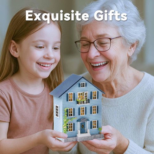 Molan House | Flever Dollhouse Miniature DIY Kit - Creative Room with Furniture for Valentine's Gift
