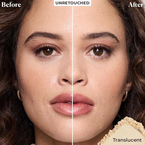 Laura Mercier Translucent Loose Setting Powder - Talc-Free, Ultra-Blur, 16HR Hydration | Mint Green Color Corrects Redness