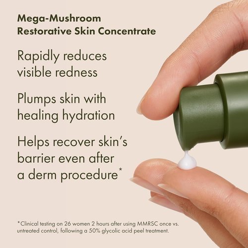 Origins 4-Piece Mega-Mushroom Skin Repair Set - Cleanser, Treatment Lotion, Concentrate & Moisturizer for Sensitive Skin with Hyaluronic Acid & Reishi Mushroom