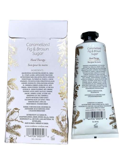 Crabtree & Evelyn Caramelized Fig & Brown Sugar Hand Therapy 3.5 oz