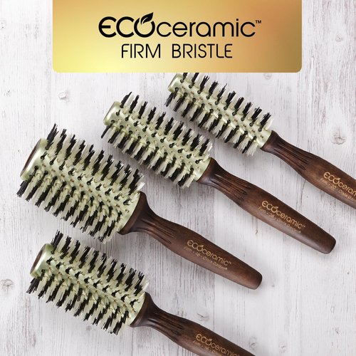 Olivia Garden Ecoceramic Firm Bristles Round Thermal Hair Brush (2 1/8")