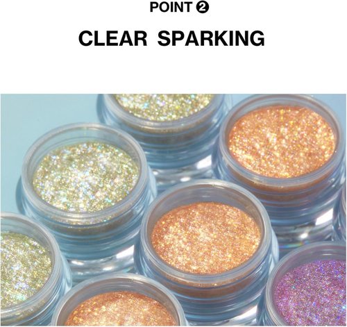 UNLEASHIA Loose Glitter Gel Mini - Starlit Chaser for Stunning Sparkle & Shine