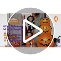 Halloween Inflatable Pumpkins Yard Decoration - Lighted Blow Up Garden Decor 4 Feet