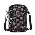 XYANFA Raccoon Makeup Bag Gift For Lover Themed Gift Trash Panda Raccoon Stuff Zipper Pouch(Raccoon Crossbody bag)