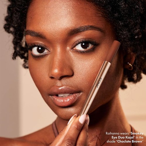 ICONIC LONDON Smokey Eye Duo Eyeliner - Creamy 2-in-1 Crayon, Water Resistant & Vegan Makeup
