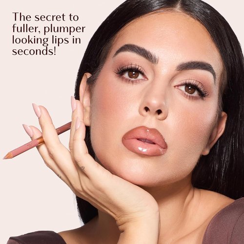 Charlotte Tilbury Lip Cheat Contour Duo | Dual-Sided Lip Liner Pencil for Sculpting & Filling - Prevents Lipstick Feathering