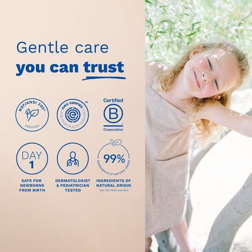 Mustela Organic Hydrating Cream - Natural Body Lotion with Olive Oil & Aloe Vera - Fragrance-Free, EWG Verified - 5.07 oz.