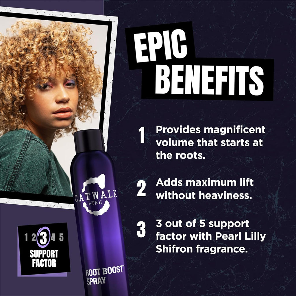 TIGI Catwalk Root Boost Spray - Volumizing Hair Spray for Lift and Texture | 8.5 oz