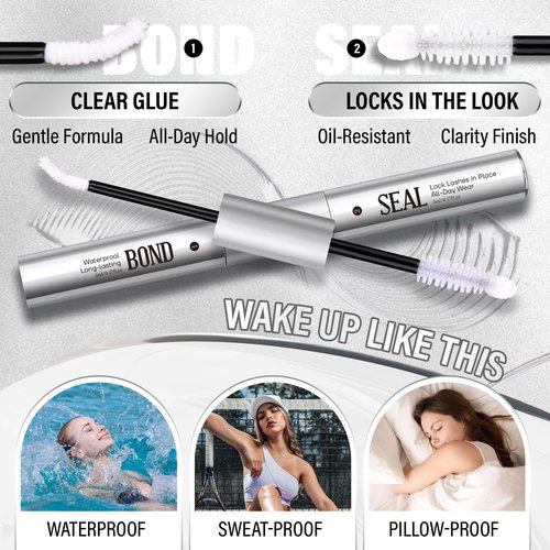 PHKERATA Velure Lash Clusters Kit Natural Eyelash Clusters Wispy Lash Extension Kit Invisible Clear Band Lashes DIY Cluster Eyelash Extensions with Bond and Seal Tweezers, 8-16mm, 120Pcs