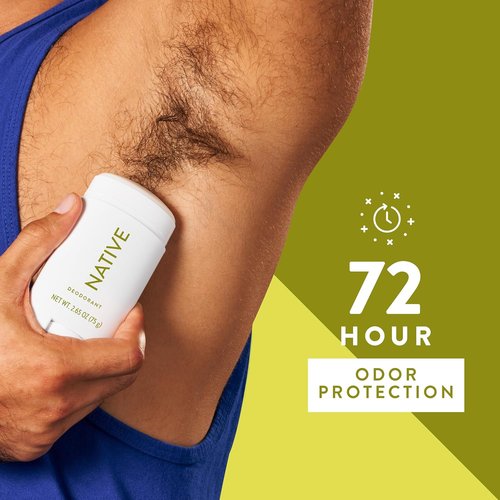 Native Deodorant - Aluminum-Free Odor Control for Men & Women | Bergamot & Pine, 2.65oz