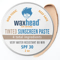 Waxhead Tinted Mineral Sunscreen SPF 30 - Reef-Safe Zinc Oxide Face Protection | Travel Size 2 oz Tin