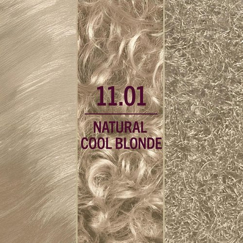 Schwarzkopf Keratin Blonde Hair Dye - 11.01 High Lift Natural Cool Blonde | Professional Quality Permanent Color with Bond Enforcing System