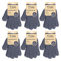Yiclick Heavy Exfoliating Gloves, Exfoliating Body Scrubber for Bath Shower Exfoliation, Body Scrub Exfoliator For Dead Skin Remover, Exfoliate Sponge Loofah Washcloth Mitt Men Women (12 Grey)