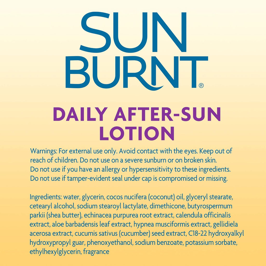 Sunburnt Advanced After-Sun Lotion - Soothing Relief for Sun-Damaged Skin | 6 Ounce