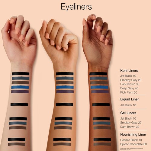 Neutrogena Intense Gel Eyeliner - Bold Precision Eye Makeup with Vitamin E | Smudge & Water-Resistant, Dark Brown, 0.004 oz