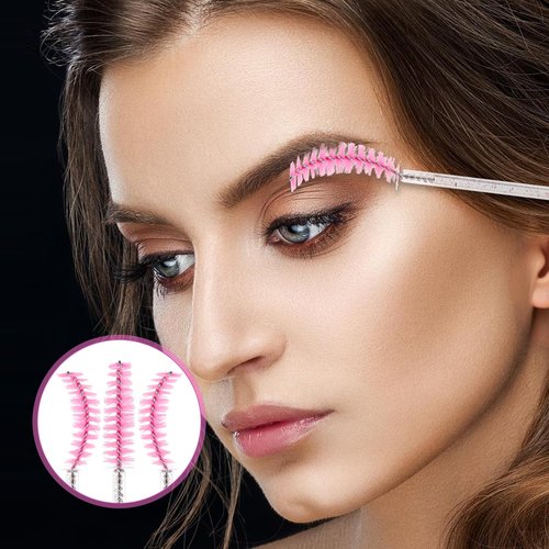 200 Pack Lash Spoolies Set, Adjustable Mascara Wands 100 PCS Eyelash Brushes and 100 PCS Empty Travel Container Tubes Lash Applicator Tool for Eyelash Extensions, Improve Mascara Volume and Length