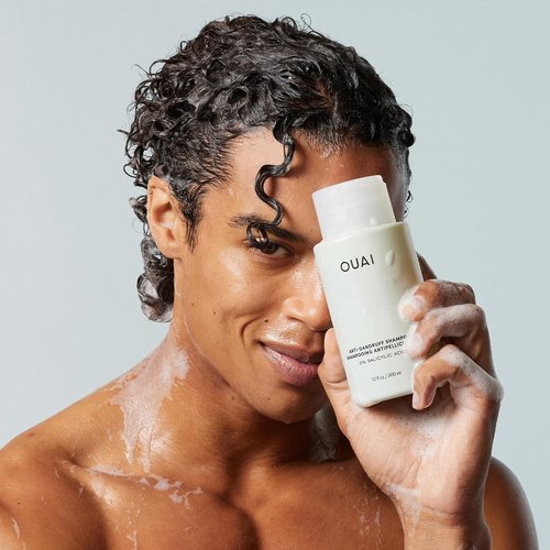 OUAI Anti Dandruff Shampoo - Soothing Salicylic Acid Formula for Flaky Scalp - Sulfate Free (10 Fl Oz)