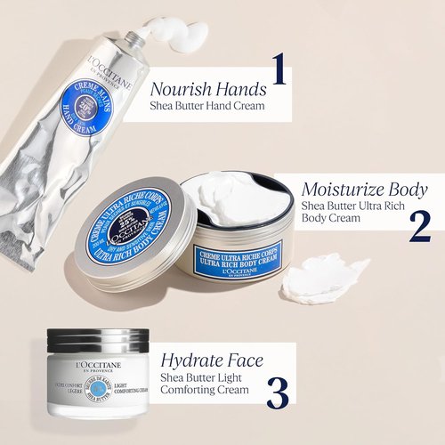L'OCCITANE 5% Organic Shea Butter Face Cream - Lightweight, Hydrating & Soothing for Sensitive Skin | Vegan & Non-Comedogenic