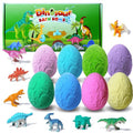 Persidra Kids Bath Bombs with Surprise Inside, XXL Large Dinosaur Bath Bombs 8pcs Bath Bomb Set with Toys Inside, Dino Toy Gifts for Kids Age 3 4 5 6 7 8 9 10 11 12
