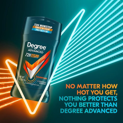 Degree Men Advanced Protection Antiperspirant Deodorant - Adventure Scent | 2.7 oz, 2-Pack