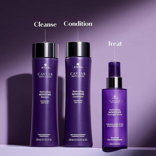 Alterna Caviar Anti-Aging Overnight Serum - 3.4oz Leave-In Treatment for Dry, Damaged Hair | Nourishes & Restores