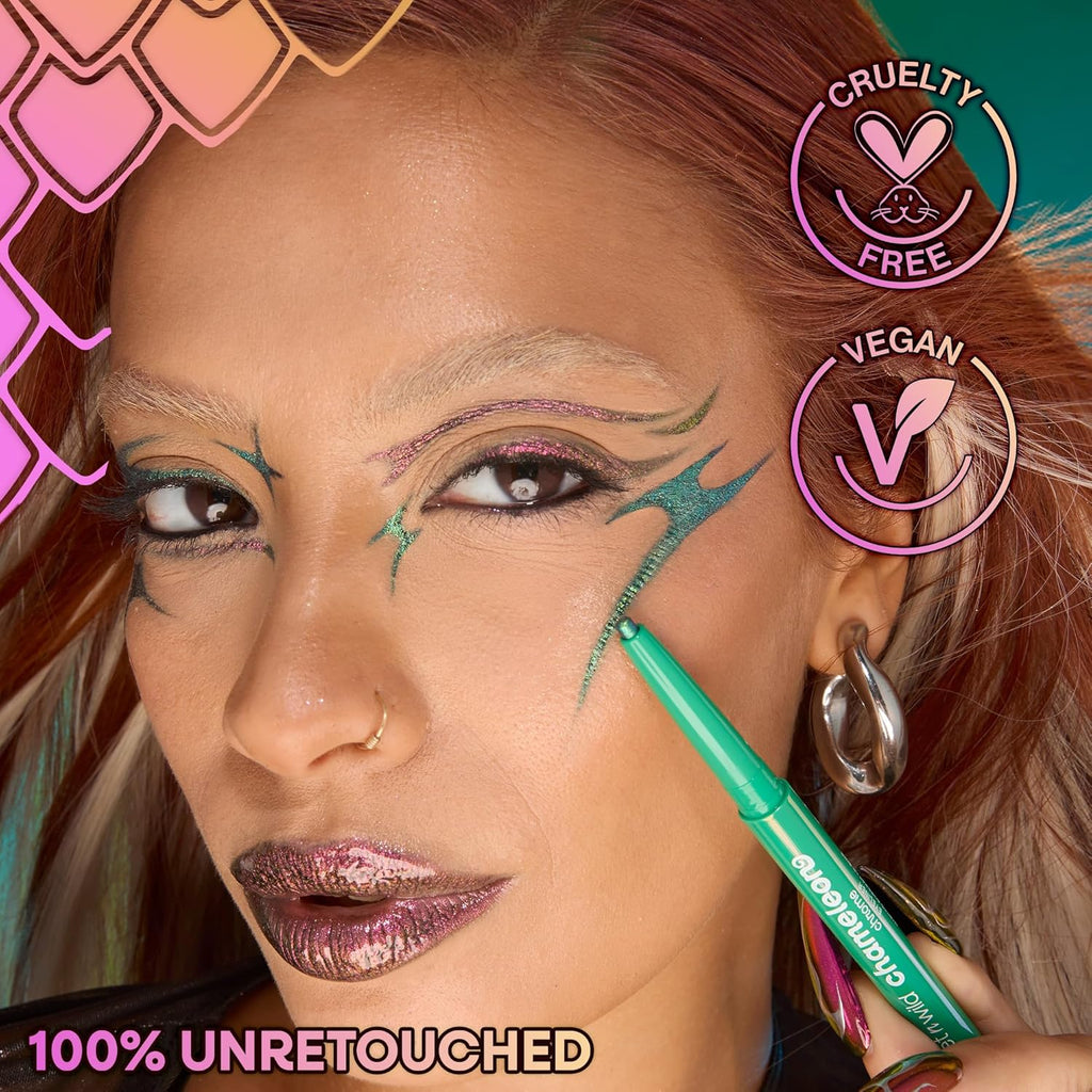 Wet n Wild Chameleon Chrome Eyeliner - Waterproof, Smudge-Proof, Long-Lasting 18-Hour Wear | Electric Prism