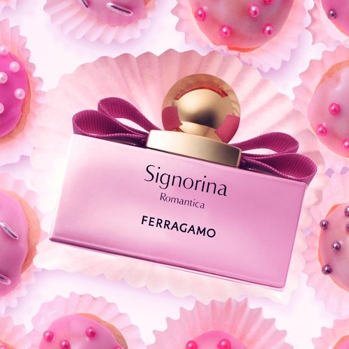 FERRAGAMO Signorina Romantica Eau de Parfum - Elegant Women's Perfume Spray | 3.4 Fl Oz