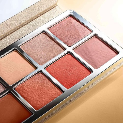 Lune+Aster Sunstone Eyeshadow Palette - Waterproof Matte & Shimmer Eyeshadow, 8 Shades in Mirrored Compact