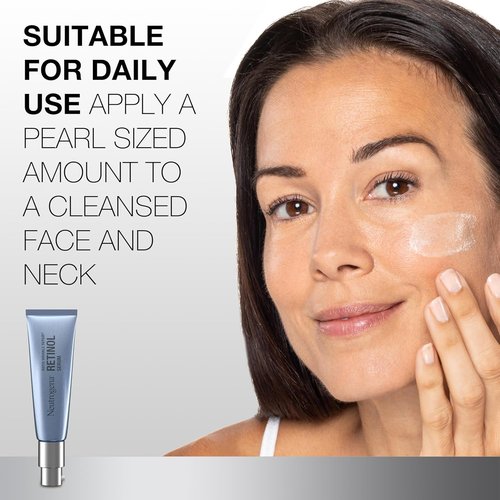 Neutrogena Rapid Wrinkle Repair Serum - Anti-Aging Face Serum with Retinol & Hyaluronic Acid | 1 fl. oz