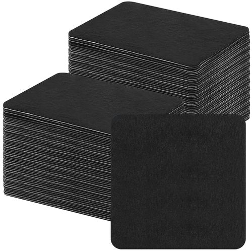 Threlaco 100 Pcs Dermaplaning Blade Wiping Pads on Gloves Dermaplane Razor Wipes Hair Remover for Women Men Face Eyebrows Shaver Dermaplaning Tool Esthetician Supplies, Black