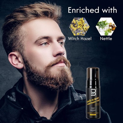 L3 - Leave-In Beard Conditioner Foam | Hydrating Beard Moisturizer for Soft, Healthy Facial Hair