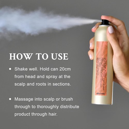 Davines Invisible Dry Shampoo - Residue-Free Cleansing & Volumizing Formula | Vanilla & Grapefruit Scent