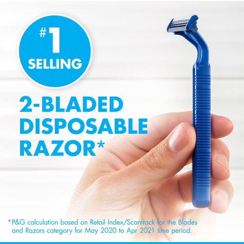 Gillette Sensor2 Pivoting Head Men's Disposable Razors, 25 Count
