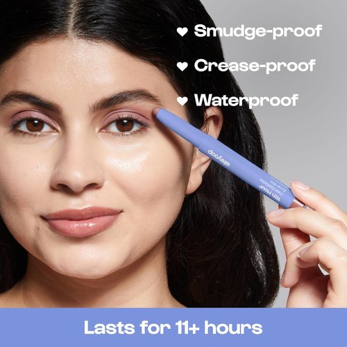 ALLEYOOP 11th Hour Waterproof Cream Eyeshadow Stick - Long-Lasting Smudge-Proof Pencil in Mauve Matte