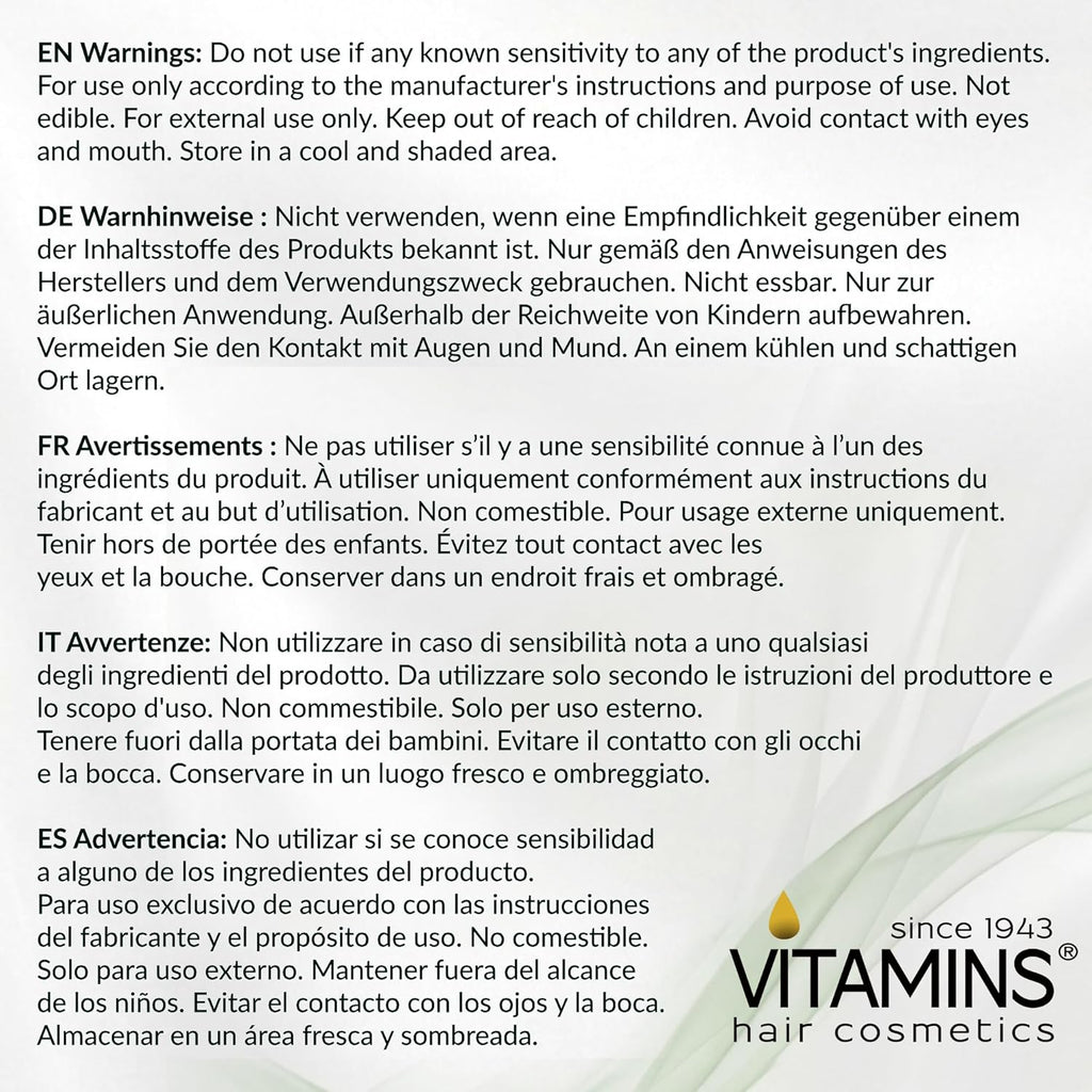 VITAMINS Keratin Hair Serum Oil - Anti-Frizz Treatment for Dry, Damaged Hair | 4.25 fl oz with Biotin & Collagen