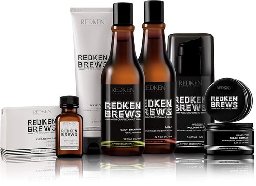 Redken Brews Men's Cleanse Bar & After Shave Balm Bundle - Refreshing Grooming Essentials