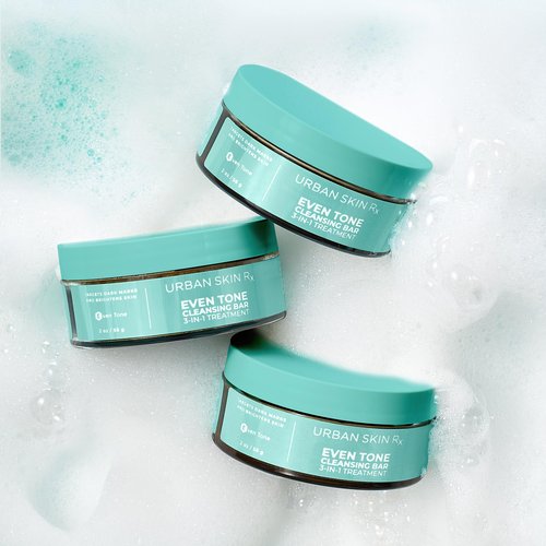 Urban Skin Rx® Even Tone Cleansing Bar | 3-in-1 Multitasking Treatment Daily Cleanser, Exfoliator, & Mask | Targets Uneven Skin & Improves the Appearance of Dark Spots | Includes Applicator | 2.0 Oz