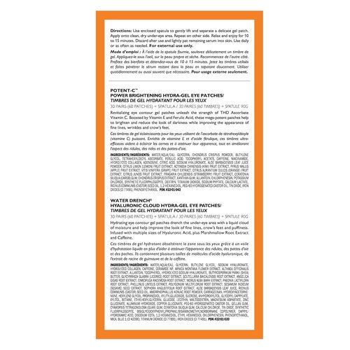 Peter Thomas Roth | Vitamin C & Hyaluronic Eye Patches - Full-Size 2-Piece Kit for Brightening & Hydration