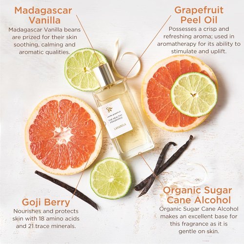 Lavanila Vanilla Grapefruit Perfume - Long-Lasting Women’s Eau de Parfum, 1.7 Fl Oz | Natural Madagascar Vanilla Fragrance