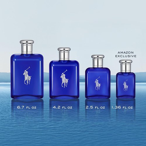 Ralph Lauren Fragrances - Polo Blue Eau de Toilette - Aquatic Men's Cologne with Citrus & Sage - 4.2 oz
