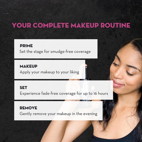 Skindinavia The Makeup Finishing Spray, Bridal Makeup Cooling Setting Spray, All-Day Wear, Long-Lasting Up to 16+ Hours, Heat-Resistant & Waterproof, Wedding Day, Bridal Shower Gift, 4.0 Oz