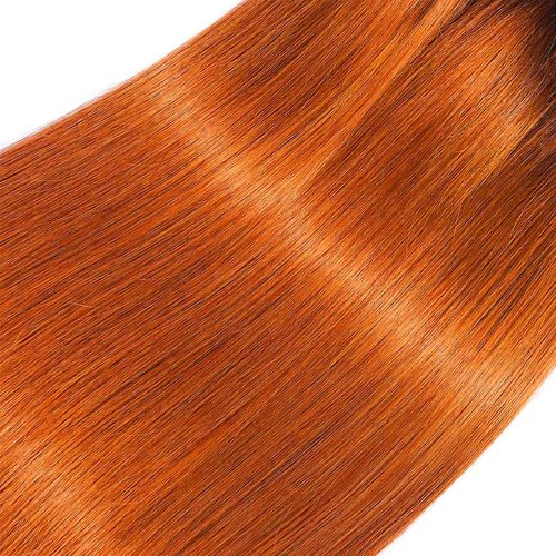 Cklikeb Human Hair Bundles 350# Color Straight Bundles Unprocessed Brazilian Virgin Human Hair 12 14 16 Inch 3 Bundles Quick Weave Human Hair Extensions 300g (350# Straight, 12 14 16)