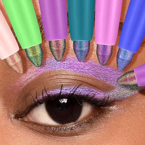 Chameleon Eyeliner Pen - Metallic Shimmer Color Changing Waterproof Eyeliner & Eyeshadow 2-in-1, Highly Pigmented #01