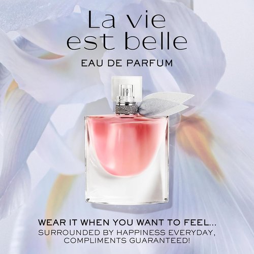 Lancôme La Vie Est Belle Eau de Parfum - Long-Lasting Floral Fragrance with Iris, Patchouli & Vanilla - Sweet Women's Perfume