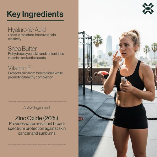 Dermasport SPF 50 Sunscreen - Hydrating, Non-Greasy Face Lotion for Athletes | Broad Spectrum, Oil-Free, Reef-Safe