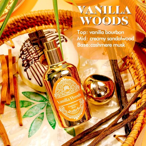 Regine Switzerland Body Spray Set - Travel Size Fragrance Mist Trio | Vanilla Woods, Cloud Serenade, Jasmine Breeze - 60ml Each